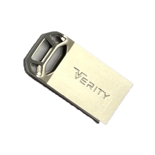 فلش مموری 32 گیگابایت وریتی مدل V-819 با رابط USB 2.0، بدنه فلزی مقاوم و ضد خش، سرعت انتقال 3-5.webp
